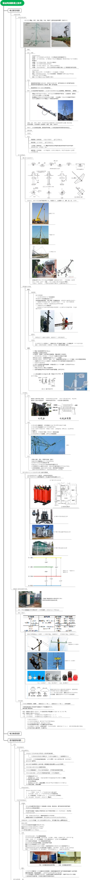 011--电气安装工程施工技术（输配电线路之架空、室内输配电）