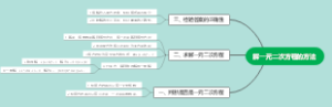 解一元二次方程的方法
