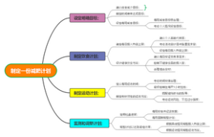 制定一份减肥计划