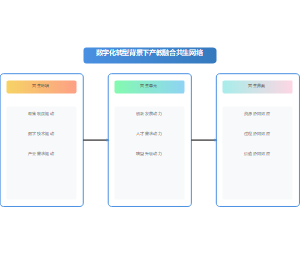 数字化转型背景下产教融合共生网络