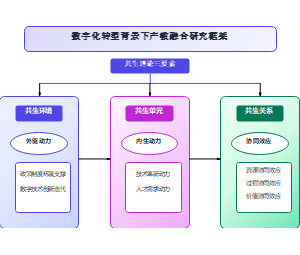 数字化转型背景下产教融合共生理论框架