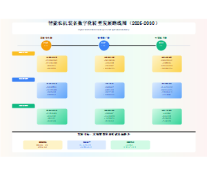 智能农机装备数字化转型发展路线图（2025-2030）