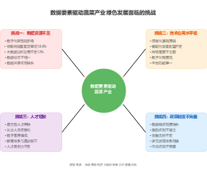 数据要素驱动蔬菜产业绿色发展面临的挑战