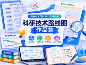 国家社科基金项目技术路线图模板——科研项目研究思路可视化
