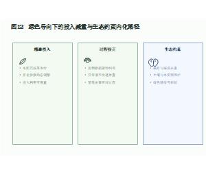 图12  绿色导向下的投入减量与生态约束内化路径