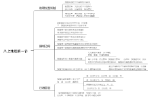 八上地理第一节
