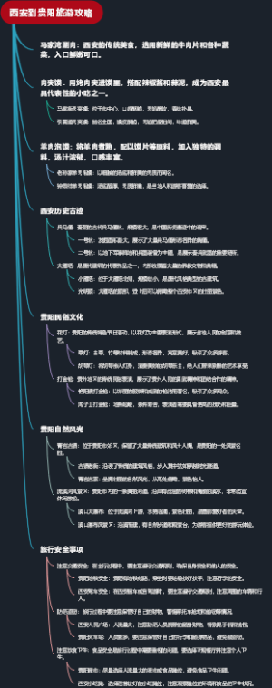 西安到贵阳旅游攻略