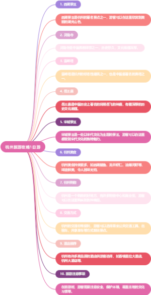 杭州旅游攻略1日游