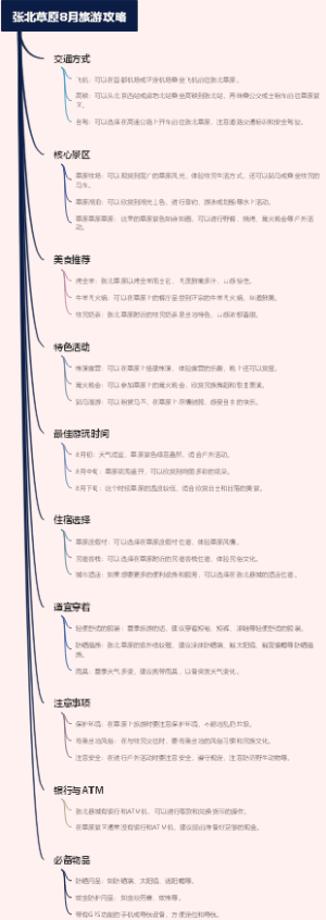 张北草原8月旅游攻略