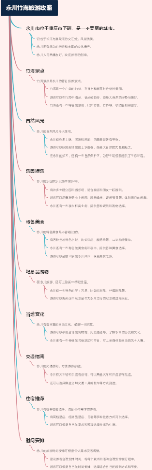 永川竹海旅游攻略