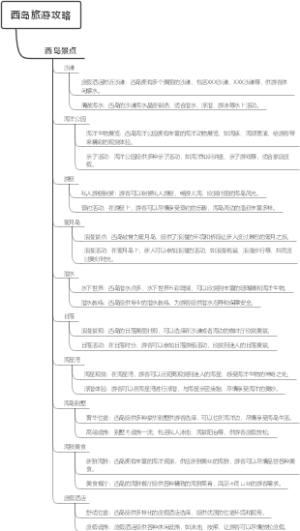 西岛旅游攻略