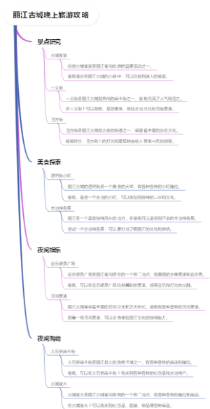 丽江古城晚上旅游攻略