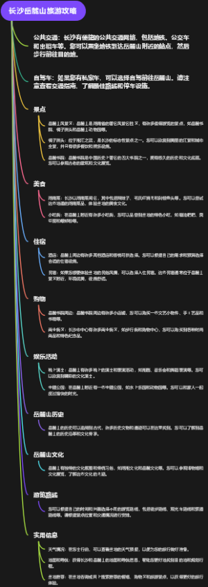 长沙岳麓山旅游攻略