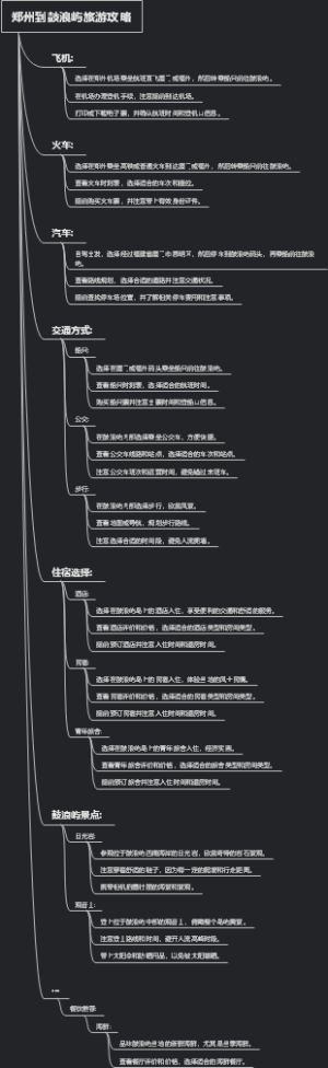 郑州到鼓浪屿旅游攻略