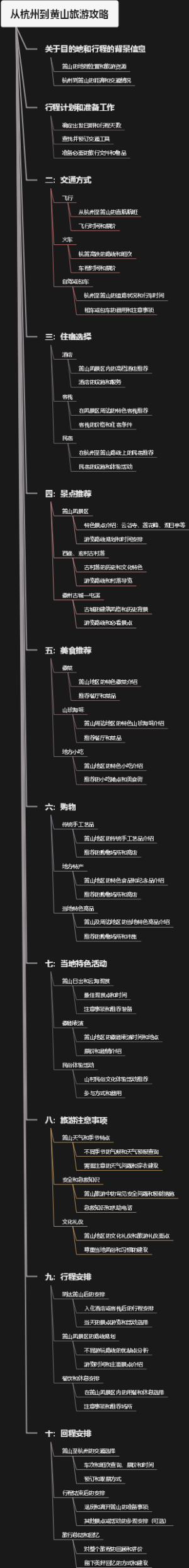 从杭州到黄山旅游攻略