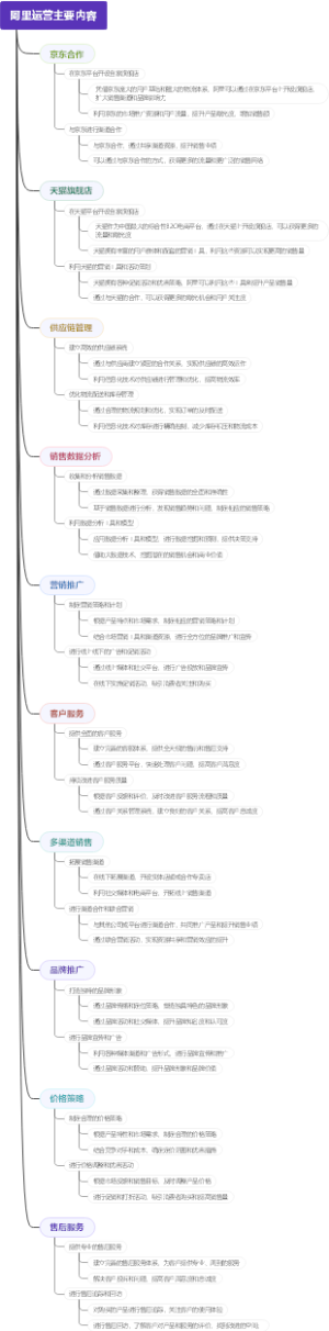 阿里运营主要内容