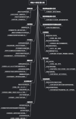 网站内容运营方案