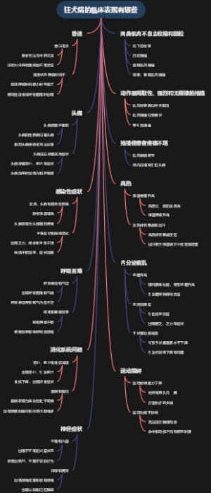 狂犬病的临床表现有哪些