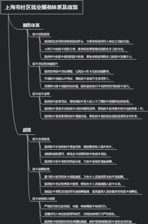 上海市社区就业服务体系及政策