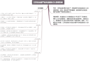 江苏出台最严的失信被执行人惩戒机制
