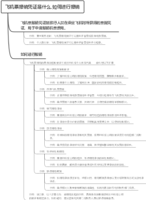 飞机票报销凭证是什么,如何进行报销