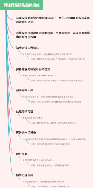 脊柱脊髓损伤急救措施
