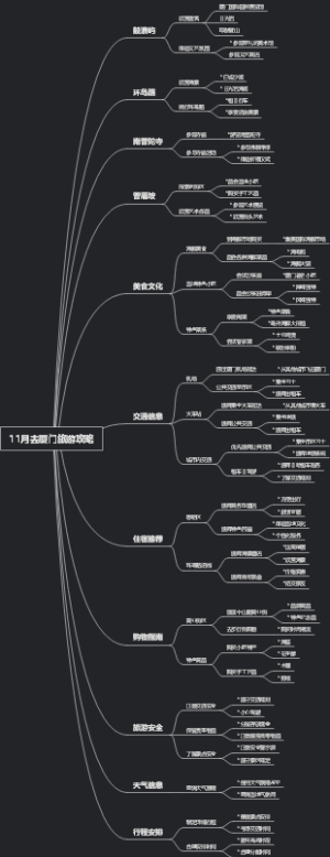 11月去厦门旅游攻略
