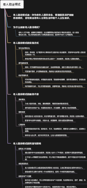 老人助浴模式