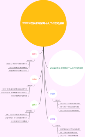 2022公务员职级晋升个人工作总结最新