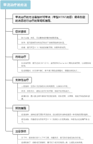 甲流治疗的方法