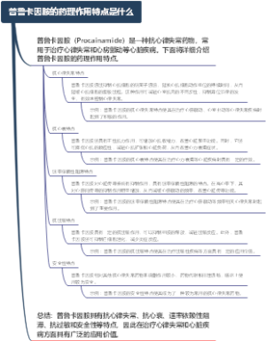 普鲁卡因胺的药理作用特点是什么