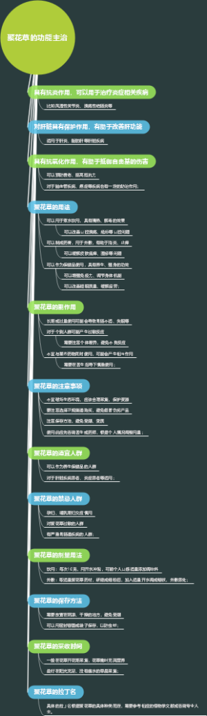 聚花草的功能主治