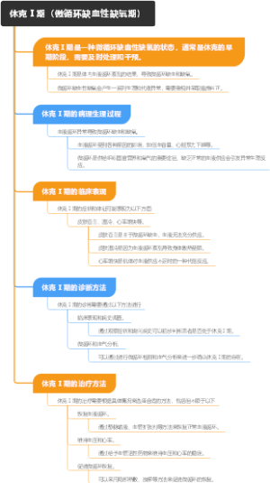 休克Ⅰ期（微循环缺血性缺氧期）