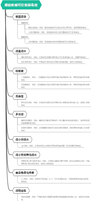 哪些疾病可引发尿毒症