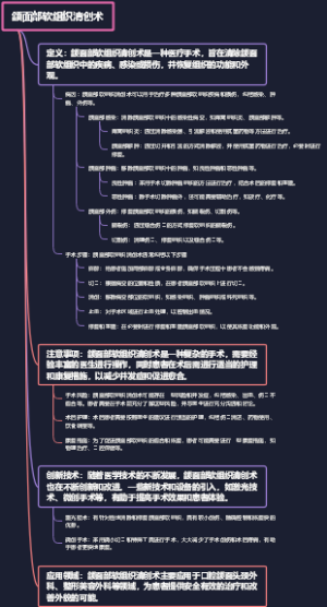 颌面部软组织清创术