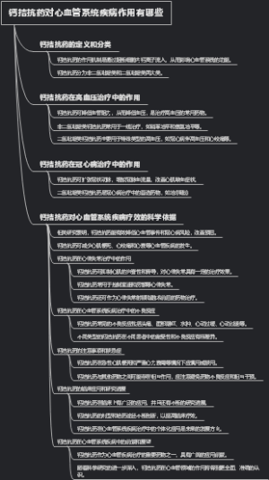钙拮抗药对心血管系统疾病作用有哪些
