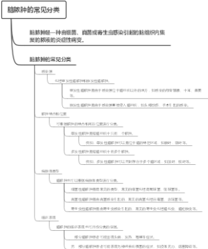 脑脓肿的常见分类