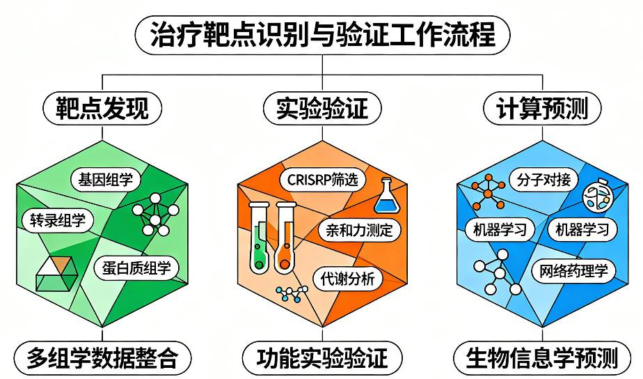 治疗靶点识别与验证流程
