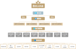 合伙人大会-组织结构模板-浅色