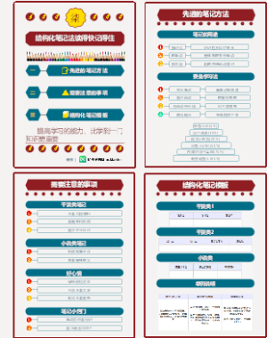 结构化笔记法读得快记得住