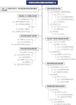 7类易发生药物光毒反应的药物是什么