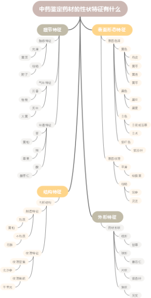 中药鉴定药材的性状特征有什么