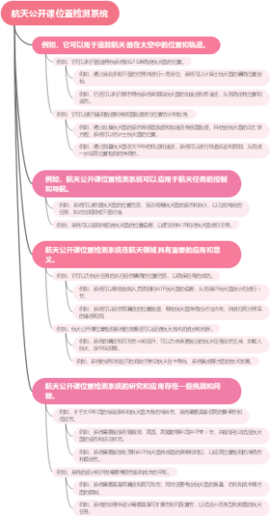 航天公开课位置检测系统