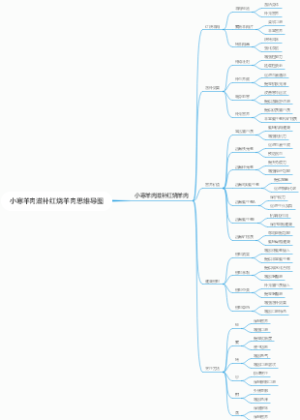 小寒羊肉滋补红烧羊肉思维导图