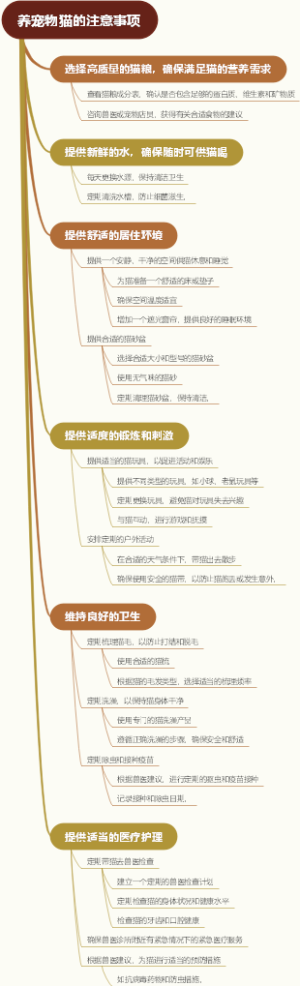 养宠物猫的注意事项