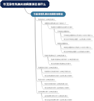 引发急性乳腺炎的病理原因是什么