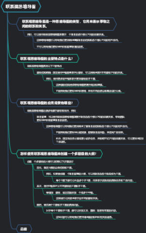 联系观思维导图