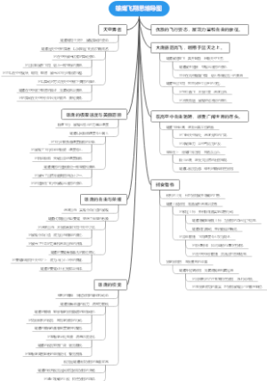 雄鹰飞翔思维导图