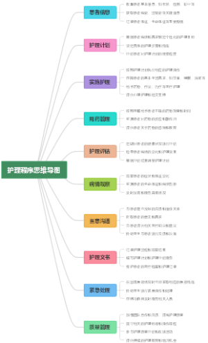 护理程序思维导图