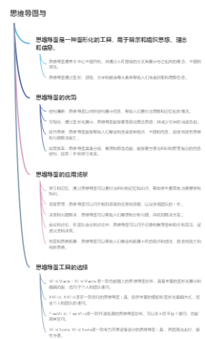 思维导图与